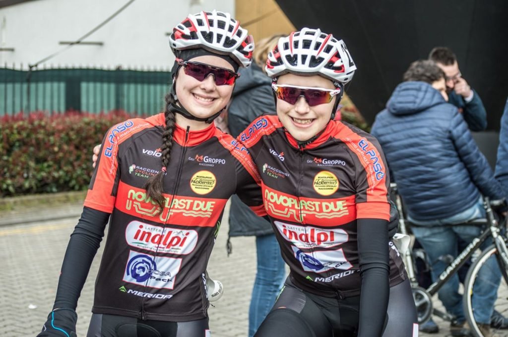Francesca Colombo e Beatrice Caudera prima della gara di Macherio (foto Nespoli)